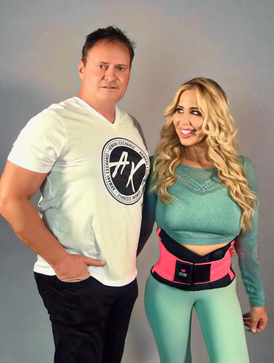 Nika & Nino Cristiani Co-Founders & Inventors of GYM IN A BOX™ Luxury Toning Apparel