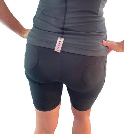 GYM IN A BOX  Booty Builder Pants Booty Lift  MicroCurrent Workout EMS Suit Anti Cellulite Solution Quick Exercise 