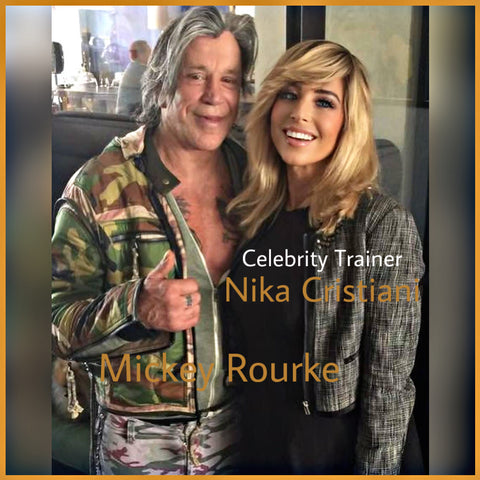 Celebrity Trainer Nika Cristiani & Mickey Rourke