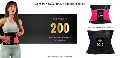GYM IN A BOX Electronic Waist Trainer for Women and Men