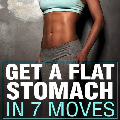 Holen Sie sich einen flachen Bauch in 7 einfachen Bewegungen!