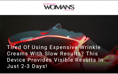 NO MORE BOTOX ! Tite FaceWare LED BEAUTY LIGHT THERAPY gets rid of wrinkles in 2 days !