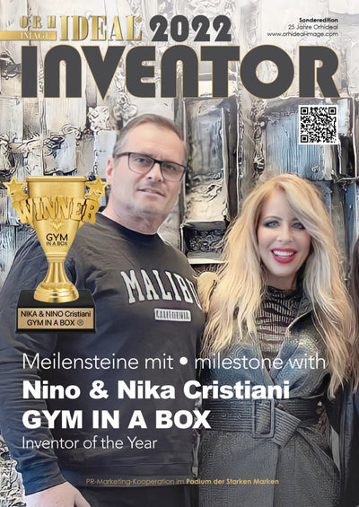 GYM IN A BOX Founders Nika & Nino Cristiani awarded Inventors of The Year 2022