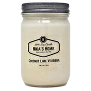 NIKA’s Healthy Home Candles
Healthy Living - 100 % Soy Candles - All Natural-All Clean - 12oz Mason Jar - Non-Toxic - Highly Scented for Your Home - Safe for Pets - Hand Poured in The USA, Long Burning 50-60 Hours - Clean Burning - Gift - Home Decor, Coconut Lime Verbena Scent