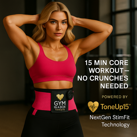 MagicTone MicroCurrent Abs Exercise FitBelt, Workout For Women Over 30, Workout For Women Over 40, Workout For Women Over 50 , , ABS Stimulator, Abs belt, EMS Abs stimulator 