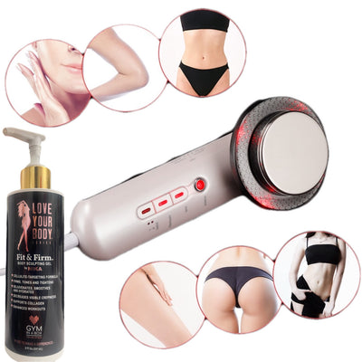 GYM IN A BOX, FIT & Firm Anti Cellulite Kit , Bundle, GYM IN A BOX , BodyFirm, Ultra Firm BodyFirm Cellulite Eraser, Best Product For Neck Firming, Tighten Neck Skin, Skin Tightening Stomach, Belly Skin Tightening , Fat Burn , Anti Cellulite