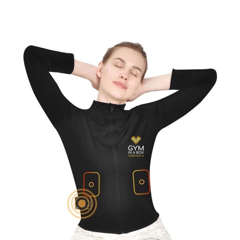 GYM IN A BOX Body Sculpt Smart Jacket , Active Wear For Ladies, Mens Active Wear, Active Wear Women, Top Active Wear, EMS Shirt, Smart Fitness Equipment, Muscles , Slimming Shirt