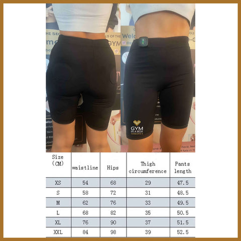 Booty Builder Smart Shorts, Size Chart, Strong Lifting Effect, Toning Execsice For Women Over 60 
