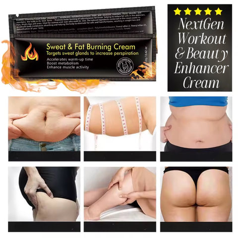 Travel-friendly single-use sachets of BOOST™ Workout Enhancer Cream for sculpting and toning for the entire body 