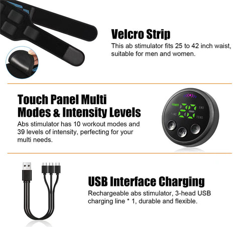 5-in-1 wearable muscle stimulator by GYM IN A BOX® – total body toning with patented ToneUp15® Tech”
