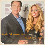 Celebrity Trainer Nika Cristiani and Arnold Schwarzenegger 