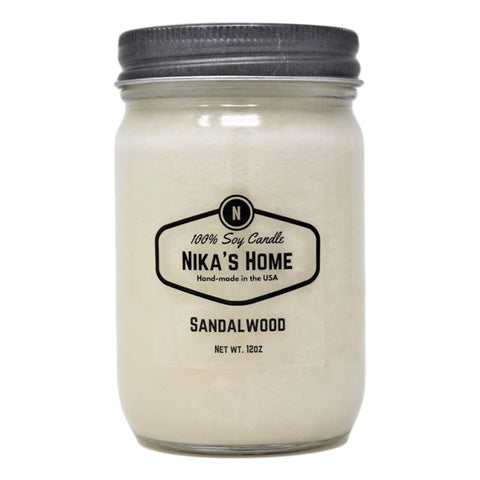 NIKA’s Healthy Home Candles Sandalwood Scent 