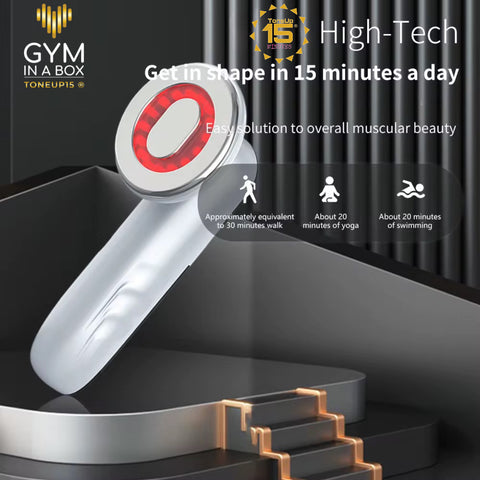 GYM IN A BOX, FIT & Firm Anti Cellulite Kit , Bundle, GYM IN A BOX , BodyFirm, Ultra Firm BodyFirm Cellulite Eraser, Best Product For Neck Firming, Tighten Neck Skin, Skin Tightening Stomach, Belly Skin Tightening , Fat Burn , Anti Cellulite, MicroCurrent, Ultrasonic, FatMelt 