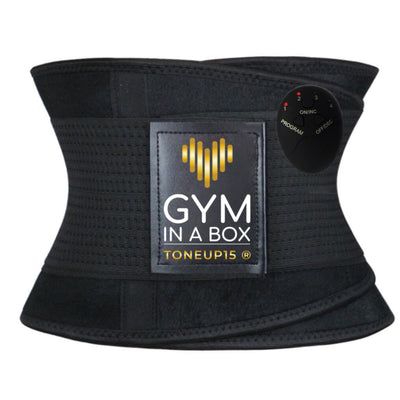 GYM IN A BOX MagicTone StimFitBelt, EMS Abs Exercise Belt Magic Abs Exercise FitBelt, Workout For Women Over 30, Workout For Women Over 40, Workout For Women Over 50 , , ABS Stimulator, Abs belt, EMS Abs stimulator , Core Transformation, 15 min abs workout 