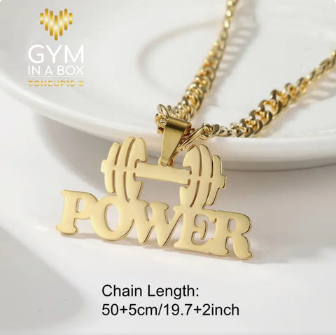 GYM IN A BOX®️ INFINITY POWER JEWELRY
CHAIN LENGTH