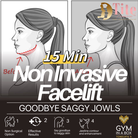 ToneUp®️ 15 Min Facelift Mask , Saggy Skin Treatment, Goodbye Saggy Joels, MicroCurrent Facial Mask 