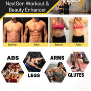 IGNITE™ CreamStick for sweat activation and sculpting results with FitBelt before and after 