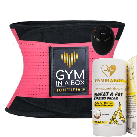 BOSS LADY Deluxe Fit & Firm Toning Set, Mommy's Makeover Deluxe Kit, Fit And Firm Combo Set, Stomach Cellulite Treatment, Toning Exercise , Sweat Cream