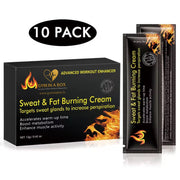 BOOST™ Workout Activator Cream by GYM IN A BOX® – Box of 10 travel sachets” sweat cream 