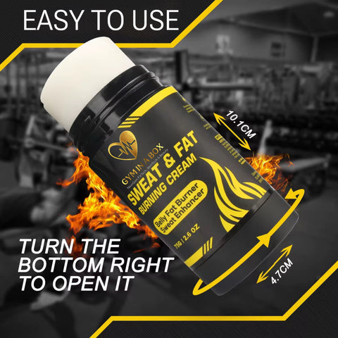 Easy to use IGNITE™ CreamStick for sweat activation and sculpting results 