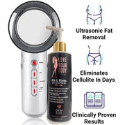 GYM IN A BOX® BodySculpting Ultra Firm Kit – handheld LED BodySculpting Wand and Fit & Firm Gel for muscle activation, cellulite reduction, and body contouring
