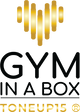 GYM IN A BOX logo black font
