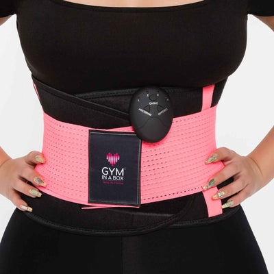 MagicTone MagicTone Abs Builder & Waist Slimming FitBelt Exercise FitBelt, Get Slim Perfect Body, Easy Toning For Women And Men, Belly Fat Burner, Lose Stomach Fat, Low Cardio Fitness, ABS Stimulator, Abs belt, EMS Abs stimulator Abdominal Toning Belt,  6 Modes 10 Strength Levels Fitness Belt for Men Women, Home Office Workout Equipment