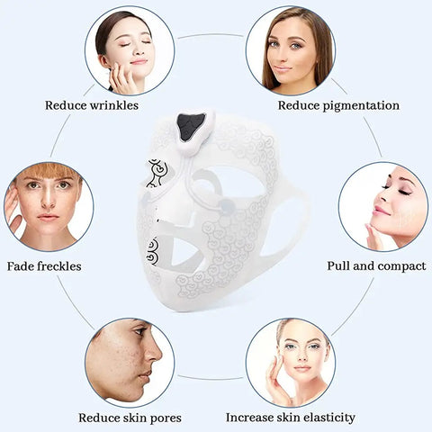 MicroCurrent FaceLift Mask, Best Skin Firming Treatment, Best Skin Tightening Procedure, Tighten Lose Skin, Skin Tightening Therapy FaceLift Mask ToneUp®️ 15 Min Facelift Mask