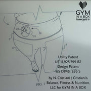 Smart MicroCurrent Shaping Pants, PowerPants 2 patents Utility Patent US 11,925,799 B2Design PatentUS D846, 836 Sby N. Cristiani | Cristiani's Balance, Fitness & Nutrition, LLC for GYM IN A BOX