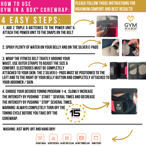 Check Magic MicroCurrent FitBelt How To Use Corewrap