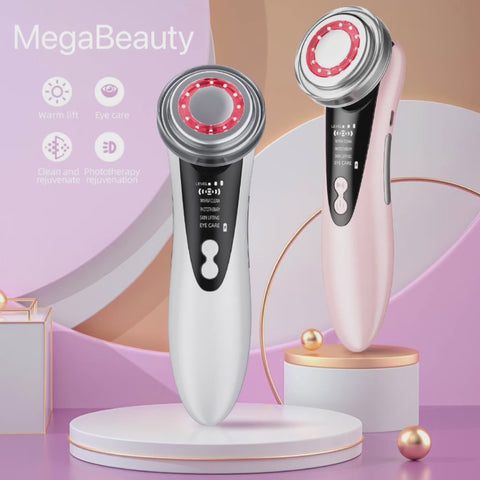 MegaBeauty Face, Neck, Décolleté Rejuvenation, MicroCurrent Facial, Redlight Therapy, Blue Light LEX, RF Light, Skin Rejuvenation, Anti Wrinkles, Anti Blemishes, Deep Cleanse 