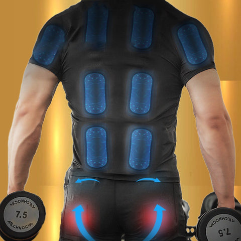 Smart MicroCurrent Muscle Shirt, Smart Apparel, Build Muscle At Home, Gaining Muscles After 40