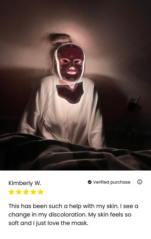 * NEW* Tite FaceWare 2in1 LED Red-light Therapy Face & Neck Rejuvenation Mask